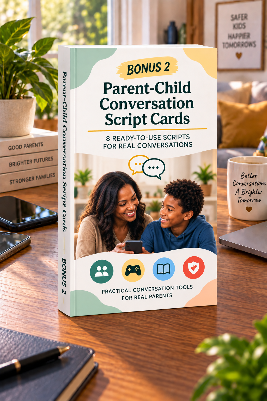 Parent-Child Conversation Script Cards bonus